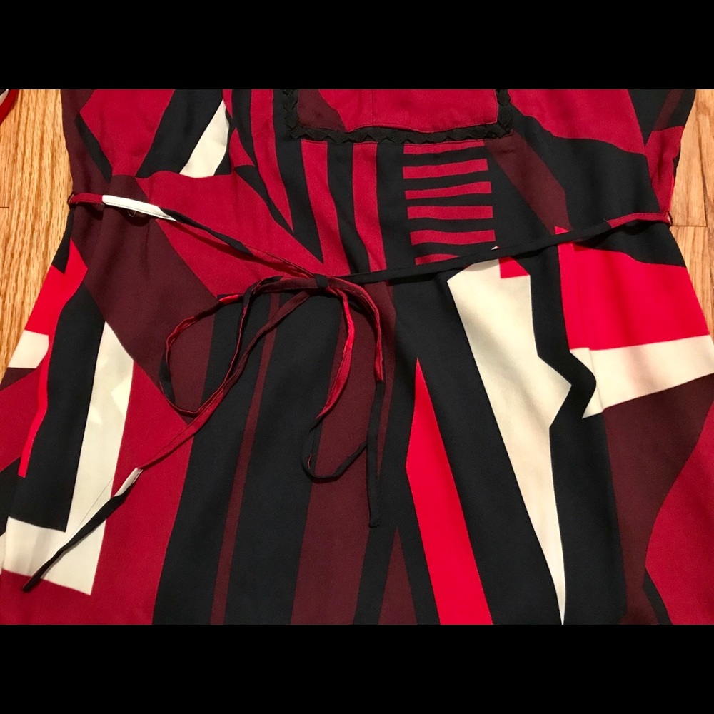 LOFT Abstract Pattern Dress - Picture 3 of 5